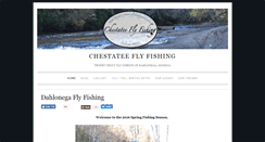 Desktop Screenshot of chestateeflyfishing.com