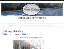 Tablet Screenshot of chestateeflyfishing.com